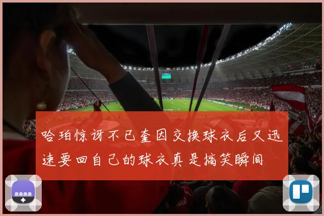哈珀惊讶不已奎因交换球衣后又迅速要回自己的球衣真是搞笑瞬间